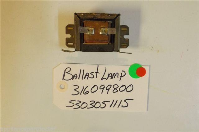 FRIGIDAIRE Stove 316099800 5303051115 Ballast-lamp USED PART FRIGIDAIRE Stove 316099800 5303051115 Ballast-lamp USED PART